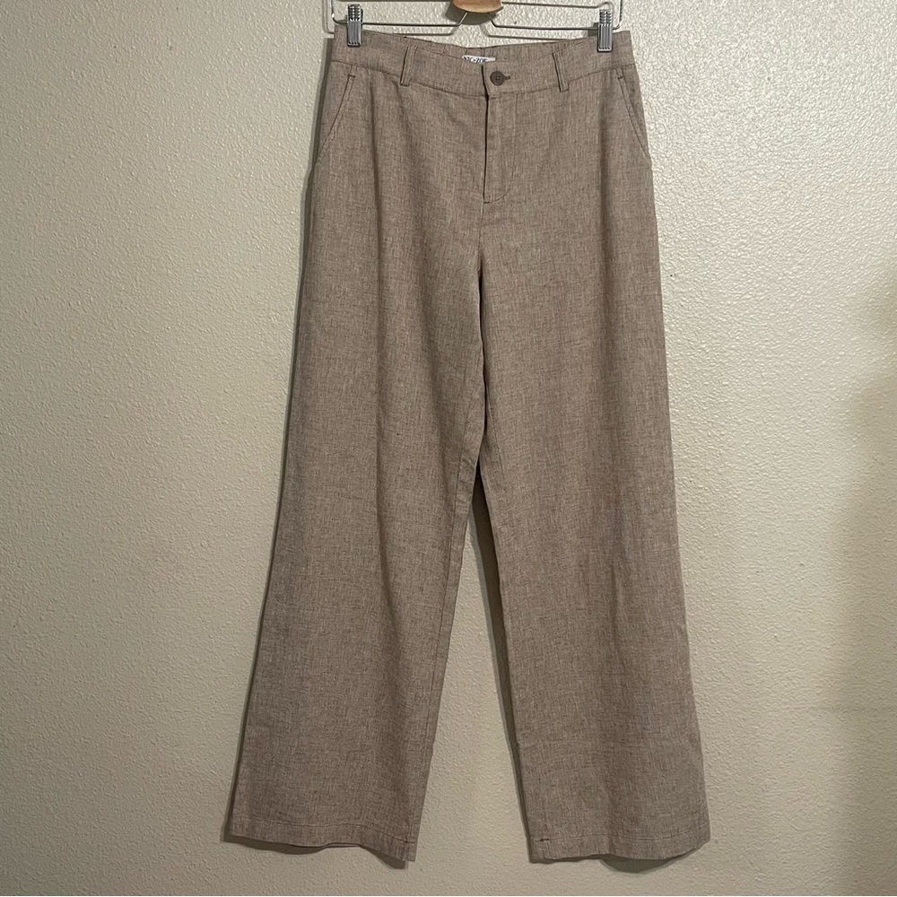 NIC+ZOE Linen Cotton Eliot Wide-leg Pants - Picture 2 of 14